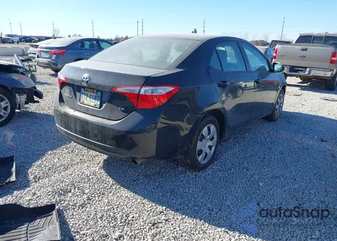 2016 Toyota Corolla Le from USA, damaged, VIN 2T1BURHE2GC648277